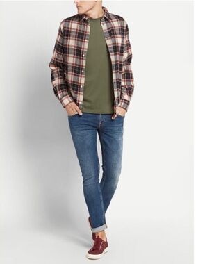 NUDIE Long John Television Blue Jeans